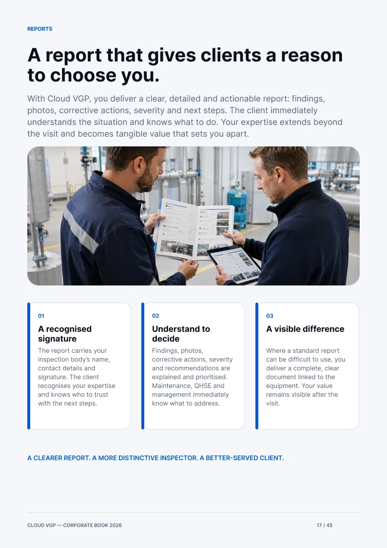 Thumbnail of page 17 of the Cloud VGP Corporate Book 2026 — A report that gives clients a reason to choose you.