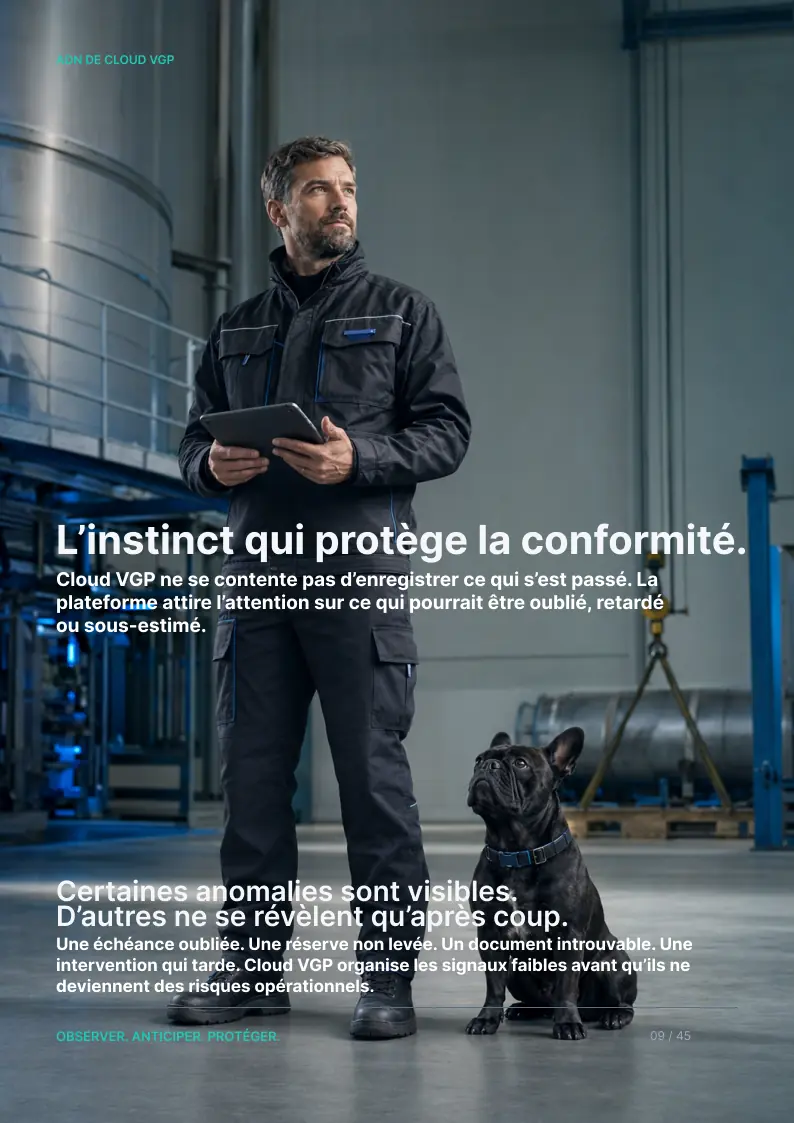 Miniature de la page 9 du Corporate Book Cloud VGP 2026 — L’instinct qui protège la conformité