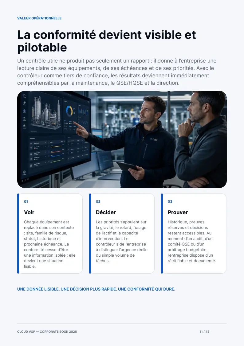 Miniature de la page 11 du Corporate Book Cloud VGP 2026 — La conformité devient visible et pilotable