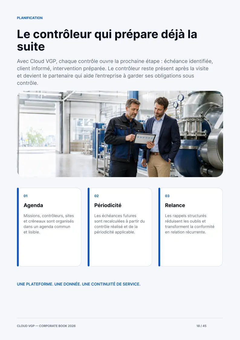 Miniature de la page 18 du Corporate Book Cloud VGP 2026 — Le contrôleur qui prépare déjà la suite