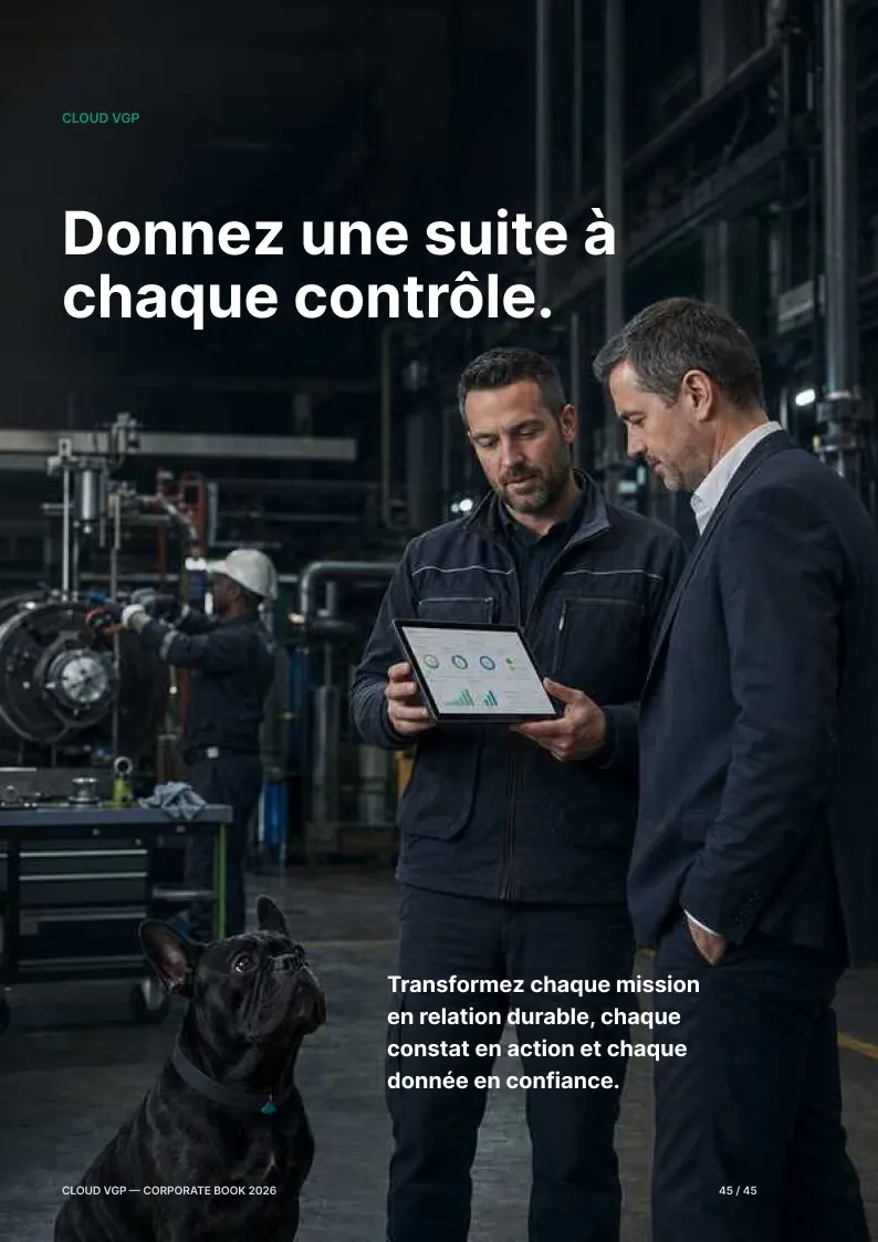 Miniature de la page 45 du Corporate Book Cloud VGP 2026 — Donnez une suite à chaque contrôle